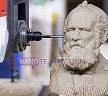 فرز کارباید حکاکی روی مجسمه فرز کارباید حکاکی روی مجسمه